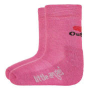 Ponožky froté Outlast® Růžová