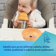 Miska s ušima BabiesBoo 400 ml žlutá Canpol babies