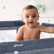 Ohrádka Playpark Grey s matrací BabyGo