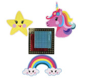 Jednorožec barevná mozaika Totum