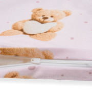 2-dílné ložní povlečení Love Teddy Bear 90/120 cm pink New Baby
