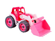 Traktor nakladač 36 cm růžový 12 m+