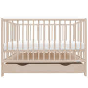 Dětská postýlka se šuplíkem Basic kašmírová New Baby