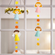 Kreativní sada Plstěná girlanda Anděl Haba 