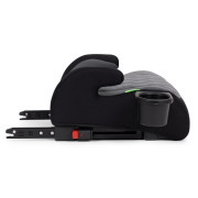 Dětský podsedák do auta ISOFIX i-Size s držákem na nápoje, pro výšku 125–150 cm šedý