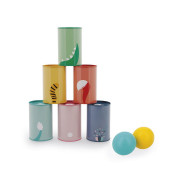 Plechovky na shazování Zvířata Janod