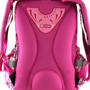 Školní batoh Hello Kitty - Modro-růžový s motivem srdíček 