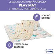 Hrací podložka Play Mat XXL 200 x 180 cm Animals city Asalvo