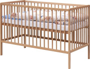 Dětská postýlka s kompletní výbavou přírodní 120 x 60 cm Doneto Scarlett 