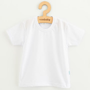 Dětská bavlněná souprava tričko a mušelínové kalhoty modro-šedá New Baby