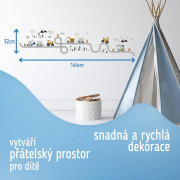 Nástěnné samolepky do dětského pokoje, Tractors on street Sipo