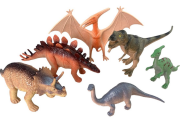 Zvířátka dinosauři, 6 ks, 15,7 cm