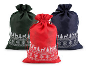 Vánoční dárkový pytlík 20x30 cm 