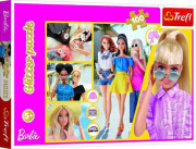 Puzzle Glitter Třpytivá Barbie 48x34 cm 100 dílků