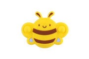 Točáček včelka babyted silikon/plast 9 x 7 cm