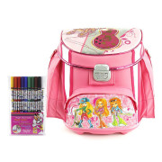 Školní aktovka Cool Bambi set - růžový +fixy