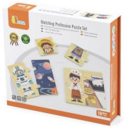 Dřevěné puzzle - odpovídající profese
