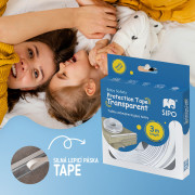 Ochranná páska na hrany transparentní 3 m Sipo 