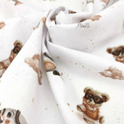 Prostěradlo do postýlky 120 x 60 cm, bavlna Miminu