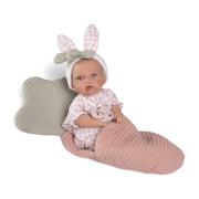 Realistická panenka s měkkým látkovým tělem 27 cm Petit 12442 Antonio Juan