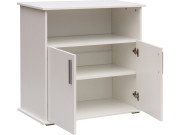 Přebalovací komoda Míša bílá laminát buk Scarlett