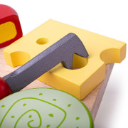 Set dřevěých potravin sýry na desce Bigjigs Toys