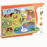 Vkládací puzzle Farma Djeco