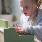 Playful Wood dřevěná pokladna 17 ks 