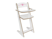 Dřevěná židlička pro panenky 53 cm 