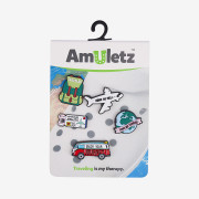 Amulety - ozdoby na boty Amuletz Cestovní set mix Coqui