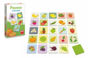 Pexeso Ovoce a zelenina 48 ks pevných kartiček