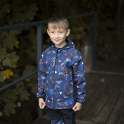 Dětská softshellová bunda Duo Play and go - modrá ESITO 