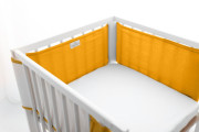 Mušelínový mantinel do postýlky Bump Air 180 x 30 cm Babymatex