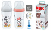 Perfect Match láhev Mickey s kontrolou teploty 260 ml Nuk