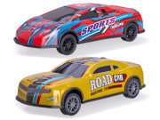 Auta závodní 12,5 cm kov na zpětný chod se světlem a zvukem