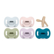Šidítko fyziologické silikon 6-18 m SX PRO Colour Essence Suavinex