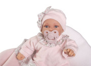 Realistická panenka s měkkým látkovým tělem 27 cm Petit 12443 Antonio Juan