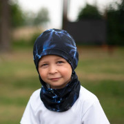 Bavlněný nákrčník Blesk černý Esito