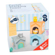 Skládací věž pastelová se zvířátky small foot