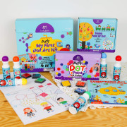 Velká kreativní sada 4 v 1 Barvy v tubě