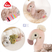 Měkký kroužek plameňák, Pink Baby Fehn