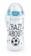 NUK Kiddy Cup láhev fotbalová edice 300 ml, tvrdé pítko 12m+