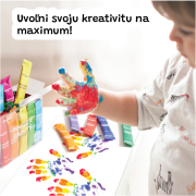 Prstové barvy na cesty 48 ks Jarmelo