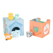 Skládací věž pastelová se zvířátky small foot