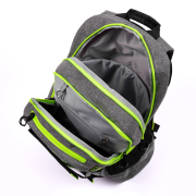 Studentský batoh OXY Sport Grey line green