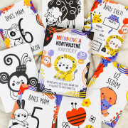 Milníkové a kontrastní kartičky 2v1 Edukid