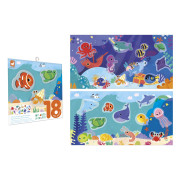 My arts&crafts Mini Znovupoužitelné nálepky Moře od 18 měsíců Janod