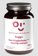 Beggs Iron bisglycinate 20 mg, rosehip extract (100 kapslí) 