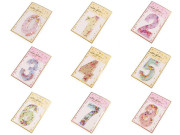 Narozeninové samolepicí číslice s pohyblivými flitry