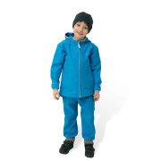 Dětská softshellová bunda DUO Turquoise - tyrkysová Esito